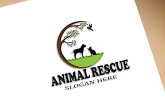 make a modern animal, dog, pet care, veterinary logo and any graphics design
