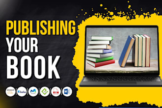 provide professional book publishing services on lulu and amazon KDP