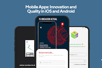 develop mobile applications for android, ios, and flutter