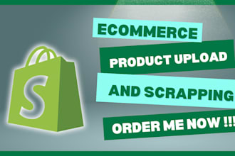 scrape product from website upload or import csv to shopify woocommerce listing