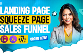 build a high converting wordpress landing page, sales funnel