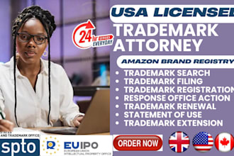 be your US licensed trademark attorney for your trademark application