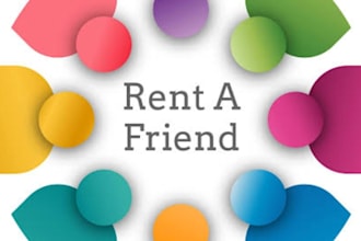 be your rent a friend for a genuine connection