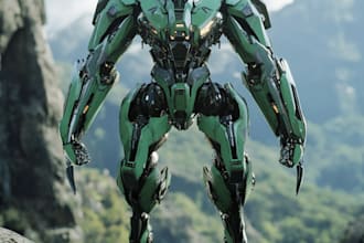 make transformer and concept art of futuristic mecha