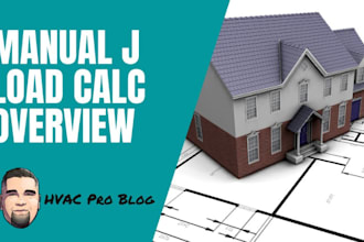 do manual j d and s load calculations with duct design