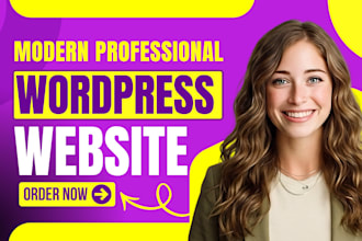 design redesign wordpress website, website development as a full stack developer