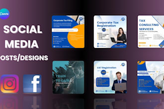 do custom canva designs for your social media posts and ads