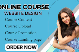 design kajabi website or sales funnel landing page, kajabi online course