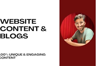 provide SEO copywriting and content writing for blogs and website