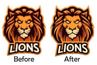 convert any jpg image or logo to vector