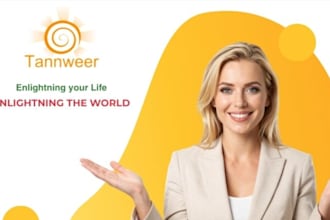 build your website with logo design and branding with tannweer corporation team