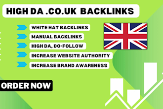 build high da SEO co uk blog backlinks manual link building