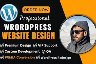 develop wordpress website and ecommerce wordpress store