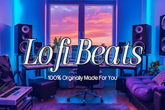 create exclusive lofi, chillhop beats for you