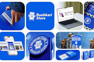 design a full visual identity from logo to brand guidelines