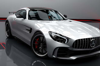 mold 3d car rendering,3d car visualization, rc kit model, vehicle design blender