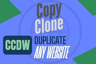copy clone or replicate any website on wordpress or shopify