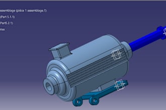create 3d mechanical models and assemblies using catia v5