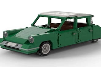 do lego design, lego car and instruction