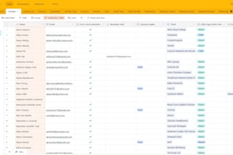 develop and design airtable databases as well as on softr