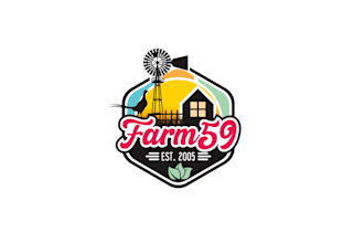 design inspired organic garden farm logo