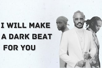 create custom dark trap, drill beats