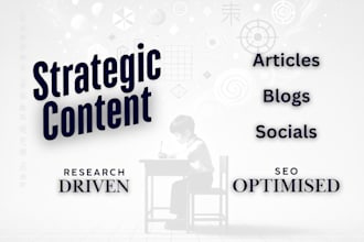 create SEO fluent article, blog and website content