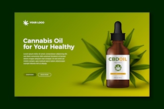 design profitable cannabis cbd cigarette tobacco vape hemp shopify store website