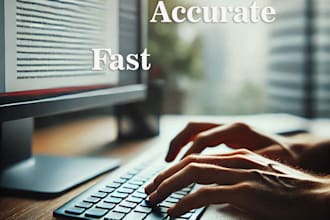 provide fast and accurate data entry services