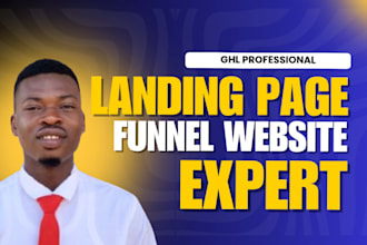 build gohighlevel website go high level landing page ghl va expert leadzboost ai