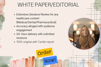 provide professional white paper writing services