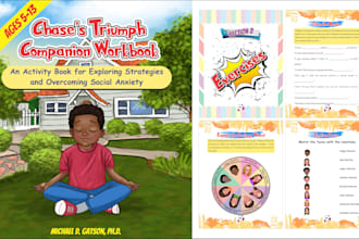 design custom worksheets and workbook pages for children