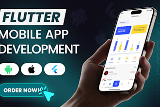 do flutter app development for android and ios