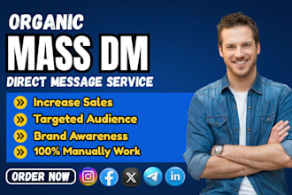 do best linkedin dms, twitter dms, instagram dms for your targeted audience