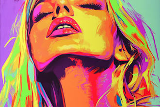 draw comic pop art portrait