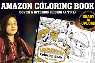 design KDP coloring book with coloring pages for kdp