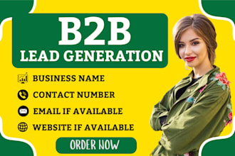 collect email address, website, phone number, data entry and lead generation