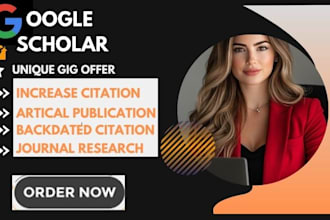 write and publish article  google scholar indexed and recitation