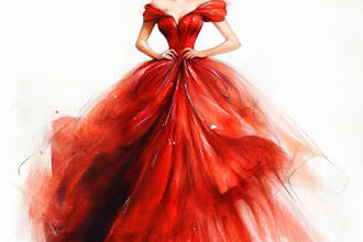 draw digital fashion illustrations and sketches