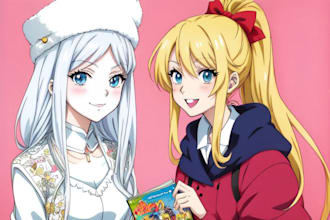 draw cartoon caricature, anime and manga