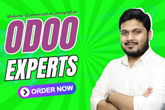 do odoo module development, website design, customization, integration