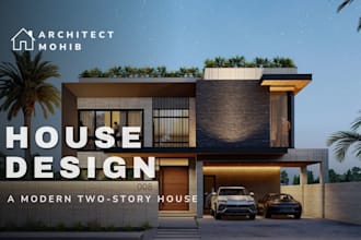 design 3d house models including bedroom, bathroom, kitchen