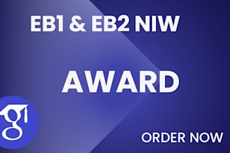 get paper award for eb1a visa ,approve senior membership for you