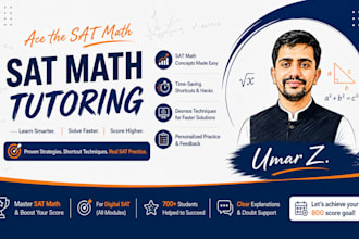tutor you in sat math and help you improve your score
