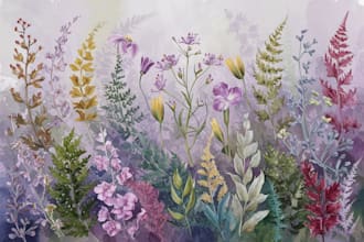 paint watercolour botanical illustrations