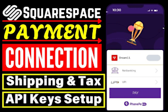 integrate clickfunnels checkout squarespace API key payment fedex shipping