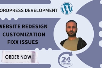 do wordpress website development rebuild customization and updates