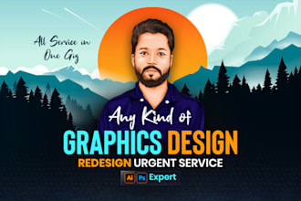 do graphic design, redesign, vectorize any logo illustrator