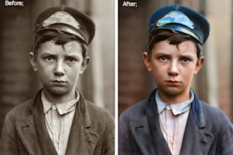 enhance, restore, and upscale low quality images and photos