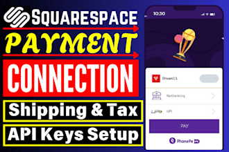 fix squarespace API key shopify shipping thrivecart payment checkout error